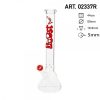 Boost Red Beaker Glass Water Pipe with Ice Catcher 17 Inch