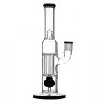 PILLAR BONG W/ GILDED PERC