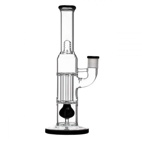 PILLAR BONG W/ GILDED PERC