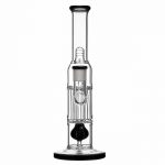 PILLAR BONG W/ GILDED PERC