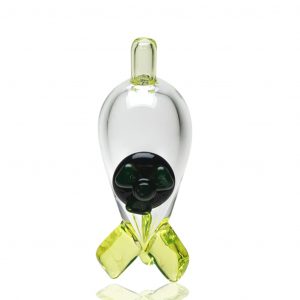 Empire Glassworks Radioactive Bomb Carb Cap Uv Reactive Glass
