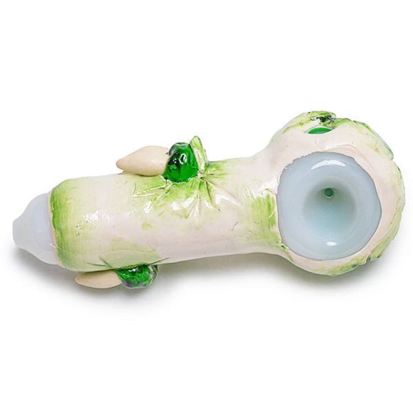 Glass Monster Teeth Handpipe for Spooky Smoke Sessions