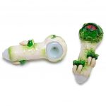 Glass Monster Teeth Handpipe for Spooky Smoke Sessions