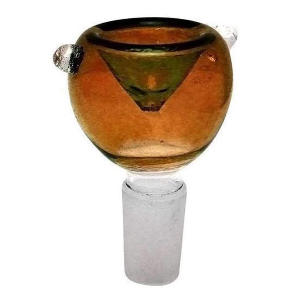 Male Glass Bowl for 10mm Female Water Pipes Assorted Dot Styles