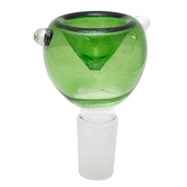 Male Glass Bowl for 10mm Female Water Pipes Assorted Dot Styles