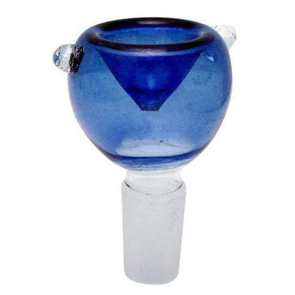 Male Glass Bowl for 10mm Female Water Pipes Assorted Dot Styles