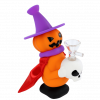 7'' Silicone Halloween Jack O'Lantern Witch Bong Mini Bong