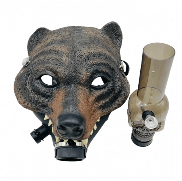 Halloween Style Gas Mask Bong Mask Hookah