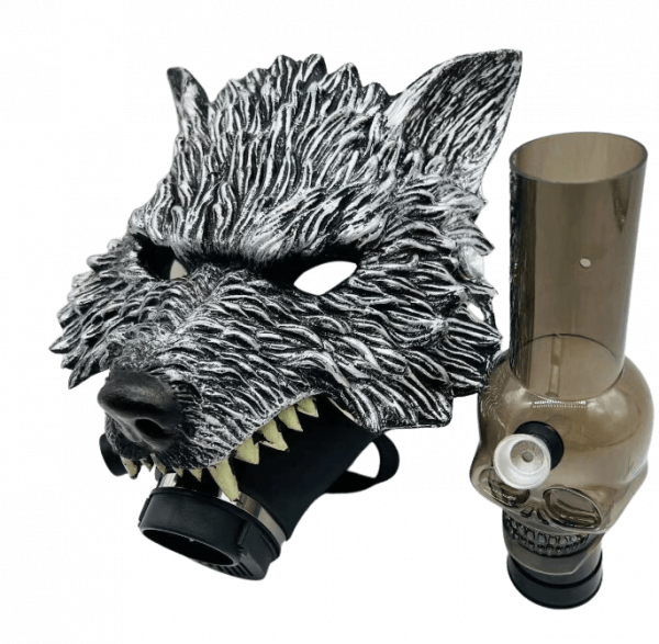 Halloween Style Gas Mask Bong Mask Hookah