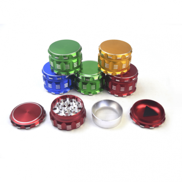 4 Piece Aluminum Drum Shape Grinder