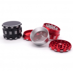 4 Piece Aluminum Drum Shape Grinder