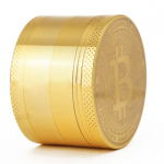 4 Piece Small Bitcoin Metal Grinder