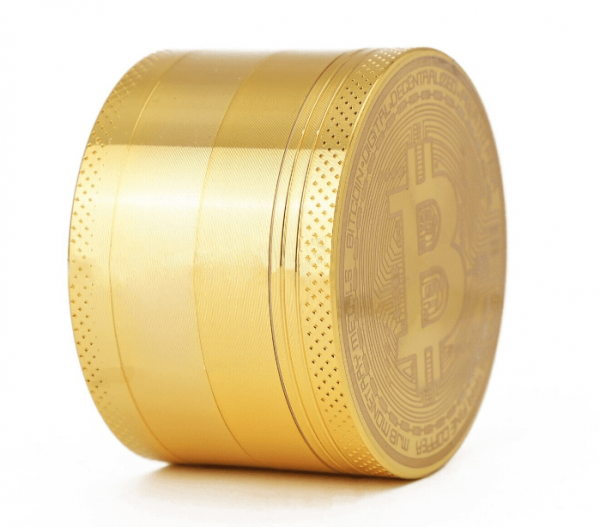 4 Piece Small Bitcoin Metal Grinder