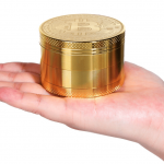 4 Piece Small Bitcoin Metal Grinder