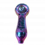 4'' Artistic Painted Glass Hand Pipe
