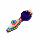 5'' One Eye Monster Glass Spoon Hand Pipe