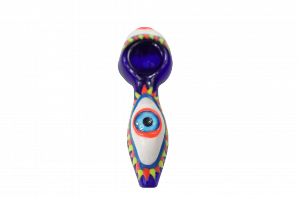 5'' One Eye Monster Glass Spoon Hand Pipe
