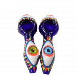 5'' One Eye Monster Glass Spoon Hand Pipe