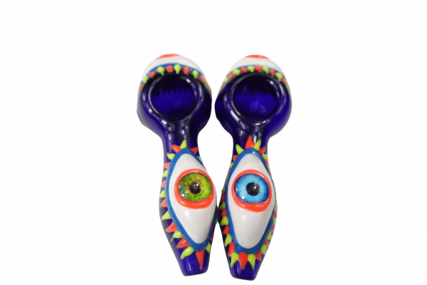 5'' One Eye Monster Glass Spoon Hand Pipe