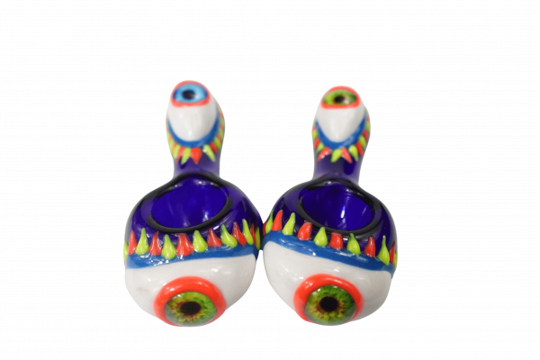 5'' One Eye Monster Glass Spoon Hand Pipe