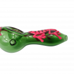 5'' Pink Lizard Glass Spoon Hand Pipe