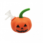 Silicone Halloween Pumpkin Jack-o'-lantern Hand Pipe