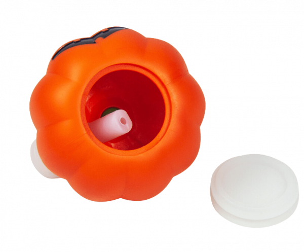 Silicone Halloween Pumpkin Jack-o'-lantern Hand Pipe