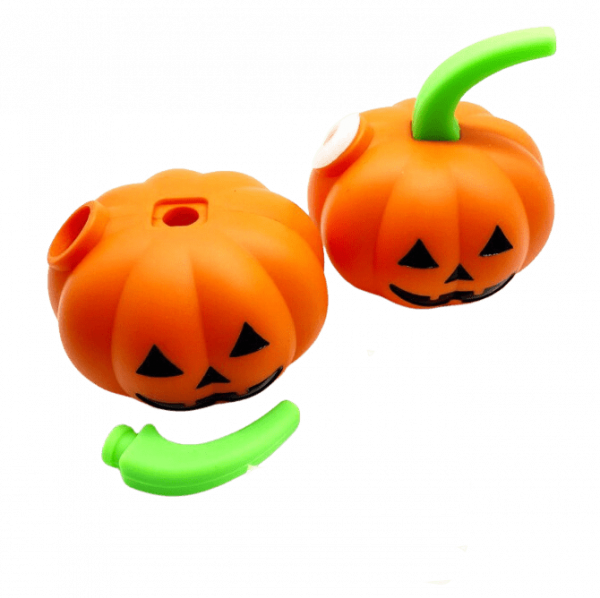 Silicone Halloween Pumpkin Jack-o'-lantern Hand Pipe