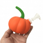 Silicone Halloween Pumpkin Jack-o'-lantern Hand Pipe