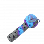 Cloud 8 2 in 1 Honey Bee Hand Pipe/Vapor Straw with Lid Metal Poker and Titanium Tip