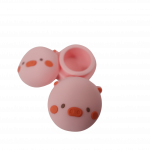 4 Piece Pack 4ml Assorted Cute Animal Silicone Wax Oil Concentrate Vaporizer Cream Container