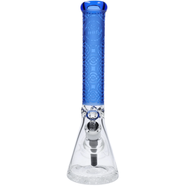 Cloud Cali X 15-inch Engraved Thick Base Beaker Bong