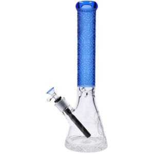 Cloud Cali X 15-inch Engraved Thick Base Beaker Bong