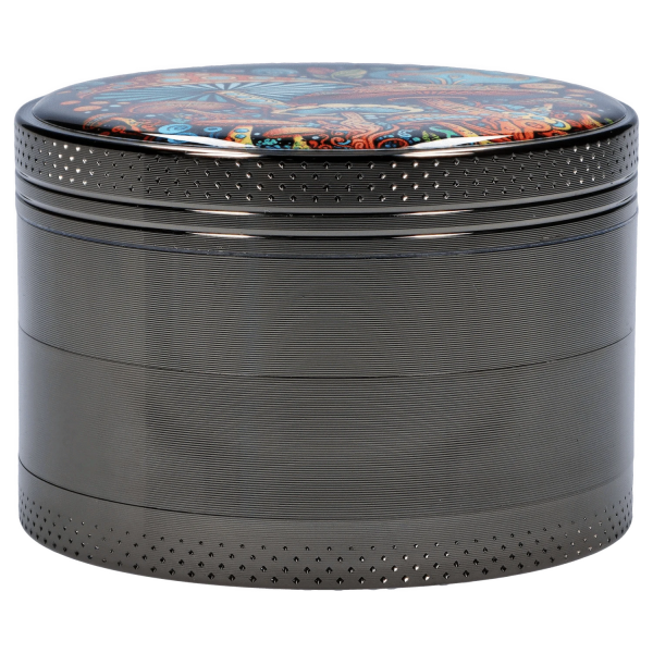 DHC 63mm Chrome w/ Psychadelic Mushroom Grinder