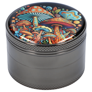 DHC 63mm Chrome w/ Psychadelic Mushroom Grinder