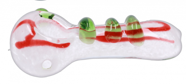 DHC 3-inch Glass with Drips Hand Pipe