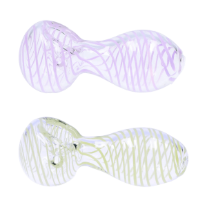 DHC 3-inch Glass Loose Swirl Hand Pipe