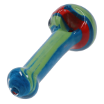 DHC 3-inch Glass Multi-Colour Dots Hand Pipe