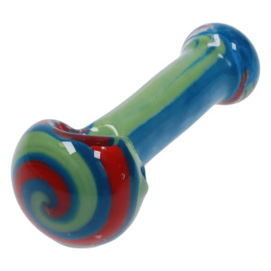 DHC 3-inch Glass Multi-Colour Dots Hand Pipe