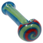 DHC 3-inch Glass Multi-Colour Dots Hand Pipe
