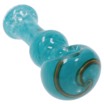 3-inch Glass w/ Bubble Middle Hand Pipe