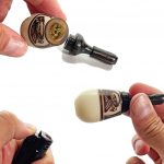 Colombian Tagua Seed Hand Pipe for Discreet Smoking