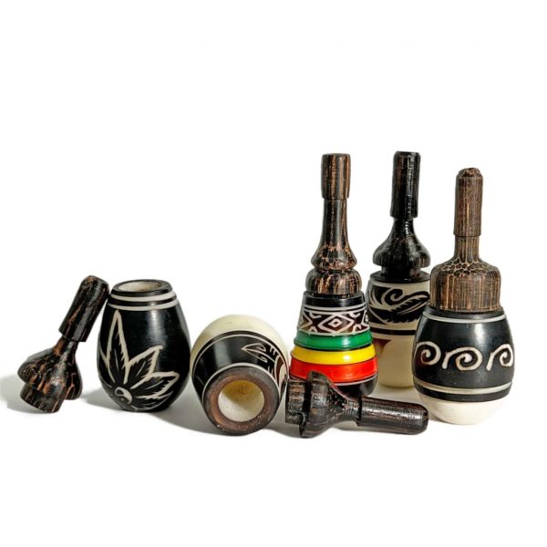 Colombian Tagua Seed Hand Pipe for Discreet Smoking