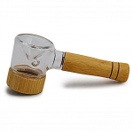 Connect Natural Wood Spoon Pipe for Eco-conscious Collectors