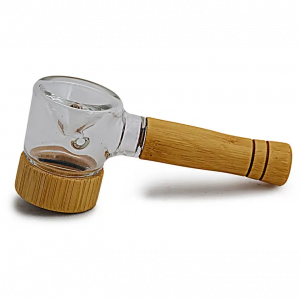 Connect Natural Wood Spoon Pipe for Eco-conscious Collectors