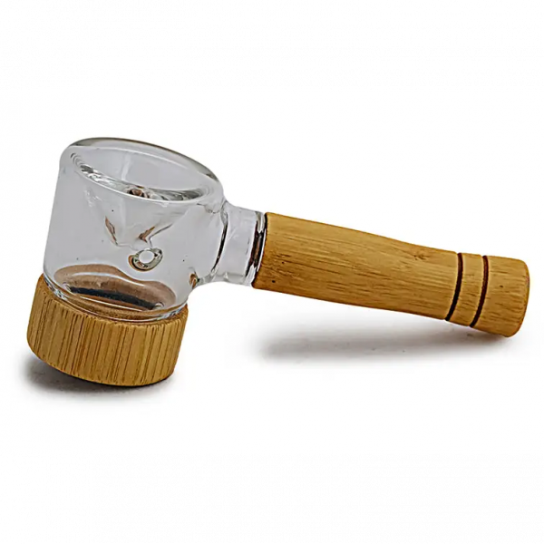 Connect Natural Wood Spoon Pipe for Eco-conscious Collectors