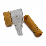 Connect Natural Wood Spoon Pipe for Eco-conscious Collectors