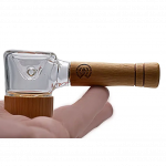 Connect Natural Wood Spoon Pipe for Eco-conscious Collectors