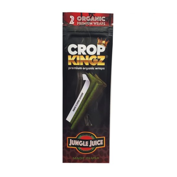 Crop Kingz Organic Hemp Wraps with Self-sealing Gum Strip