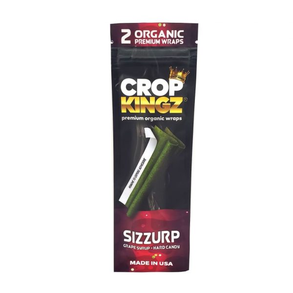 Crop Kingz Organic Hemp Wraps with Self-sealing Gum Strip